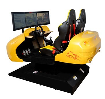 4D動(dòng)感汽車駕駛模擬器
