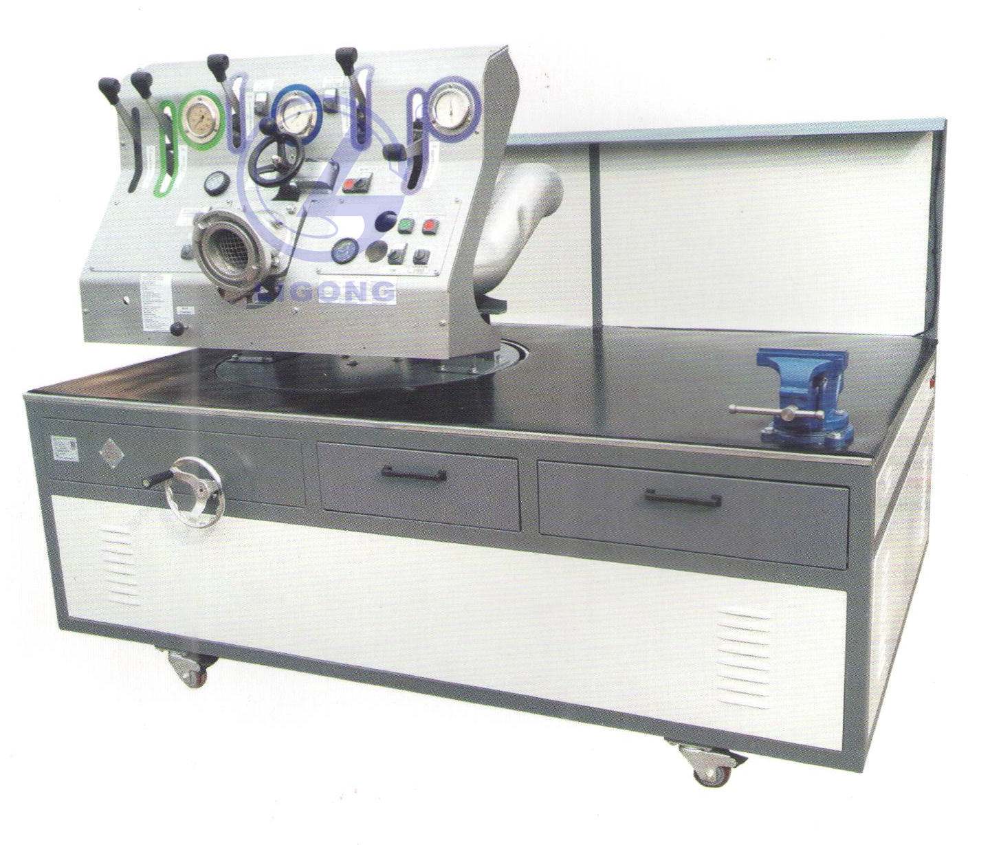 消防特種車輛車載消防泵拆裝平臺(中低壓)