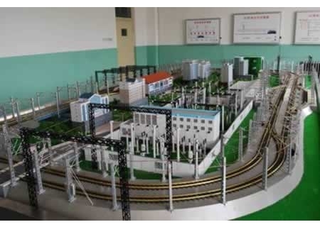 城市軌道交通牽引供電沙盤模型