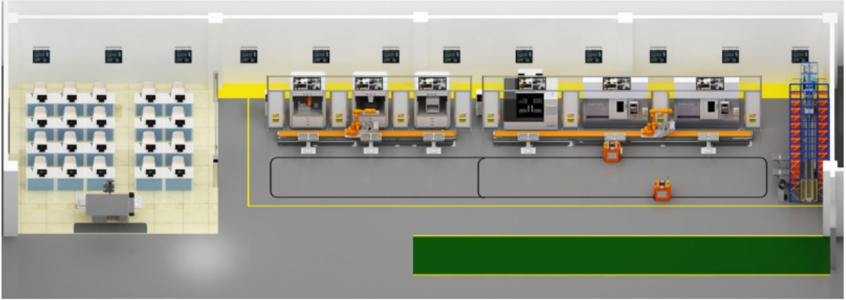 LGJ-SJ16智能機器人個性化定制多智能體生產(chǎn)線