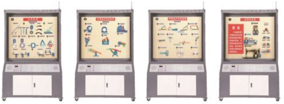 機械原理陳列柜(10個分柜,帶智能語音講解)