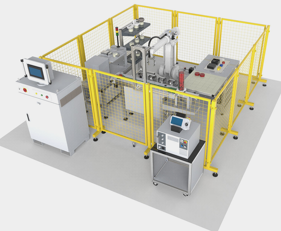 地面型多功能工業(yè)機器人實訓(xùn)系統(tǒng)